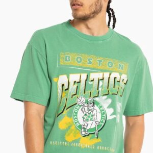 Mitchell & Ness Boston Celtics Vintage Brush Off 2.0 NBA T-Shirt Green 714880