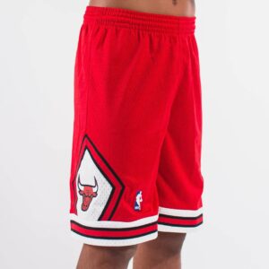 Mitchell & Ness Chicago Bulls 1997-98 Hardwood Classics Throwback Swingman Youth NBA Shorts Red 711901