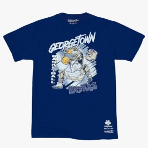 Mitchell & Ness Georgetown Hoyas University Dunk NCAA T-Shirt Blue 713253