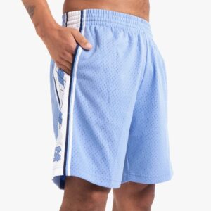 Mitchell & Ness North Carolina Tar Heels 2008-09 Hardwood Classics Throwback Swingman NCAA Shorts Blue 711838