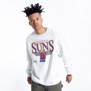 Mitchell & Ness Phoenix Suns Underscore Wordmark NBA Crew Neck Jumper T-Shirt 717211