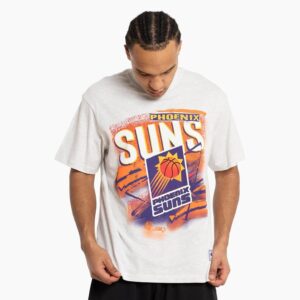 Mitchell & Ness Phoenix Suns Vintage Abstract T-Shirt White 712673