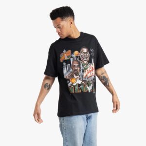 Mitchell & Ness Seattle Supersonics Caricature Vintage Hardwood Classics NBA T-Shirt Black 712698