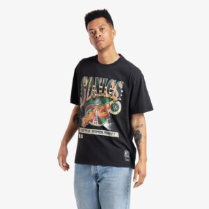 Mitchell & Ness Seattle Supersonics In The Spotlight Vintage Hardwood Classics NBA T-Shirt Black 712711