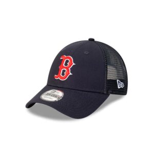 New Era Boston Red Sox Team Color 9FORTY Trucker MLB Snapback Hat Blue 716856