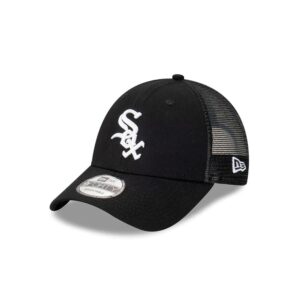 New Era Chicago White Sox Team Color 9FORTY Trucker MLB Snapback Hat Black 716870