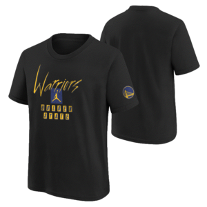 Nike Golden State Warriors 2024 City Edition Courtside 1 Youth NBA T-Shirt Black 713384