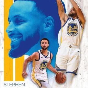 Stephen Curry Golden State Warriors NBA Wall Poster Grey 712451