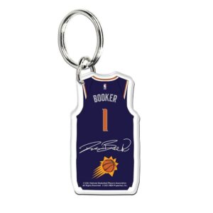 Wincraft Devin Booker Phoenix Suns Premium Acrylic NBA Keyring White 717196