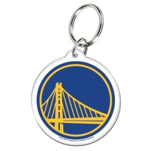 Wincraft Golden State Warriors Premium Acrylic Team Logo NBA Keyring Yellow-blue 717164