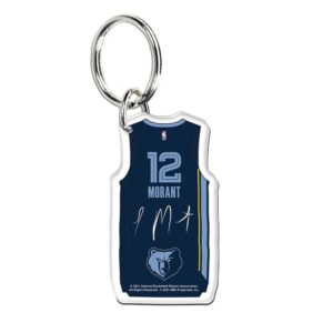 Wincraft Ja Morant Memphis Grizzlies Premium Acrylic NBA Keyring Blue 717198