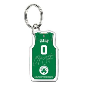 Wincraft Jayson Tatum Boston Celtics Premium Acrylic NBA Keyring Green 717208