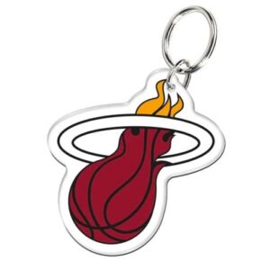 Wincraft Miami Heat Premium Acrylic Team Logo NBA Keyring Red-white 717180