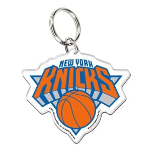 Wincraft New York Knicks Premium Acrylic Team Logo NBA Keyring Orange-blue 717158