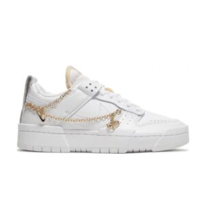 Sneakers Wmns Nike Dunk Low Disrupt Lucky Charms White/White/Metallic Gold/White DO5219 111