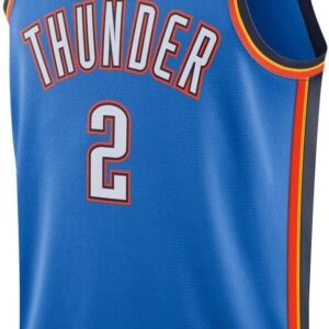 Basketball Jersey 2023-24 Oklahoma City Thunder Shai Gilgeous-Alexander #2 Youth Icon Edition Swingman Blue Jersey Blue 719636