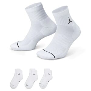 Sports socks 2023 Jordan Everyday Max Ankle White Socks 3 Pack White 718566