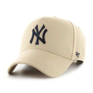 Baseball Cap 47 Brand New York Yankees '47 MVP DT MLB Snapback Brown Hat Brown 719473