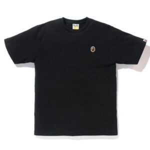 BAPE Ape Head One Point Tee Black Black 718815