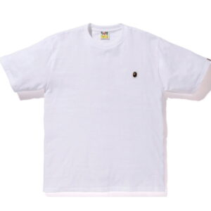 BAPE Ape Head One Point Tee White White 718805