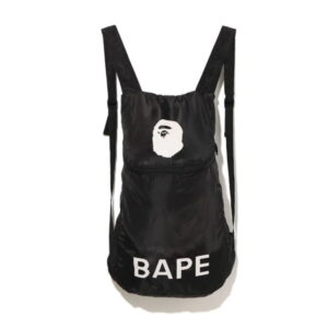 Backpack BAPE Ape Head Packable Backpack Black Pink 721505