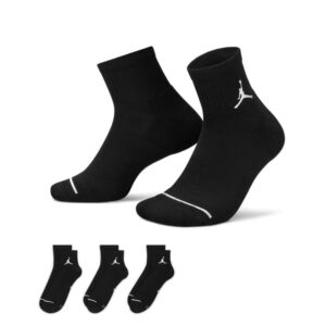 Jordan Everyday Max Ankle Socks 3 Pack Black 718595