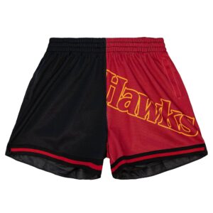 Mitchell & Ness Big Face Shorts 5.0 Atlanta Hawks Black Red Shorts Yellow/Black/Red 728446