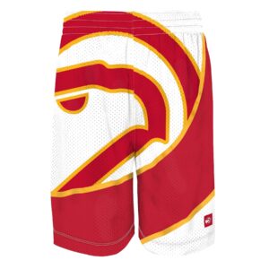 Mitchell & Ness Big Face Shorts Atlanta Hawks Shorts Yellow/White/Red 728335