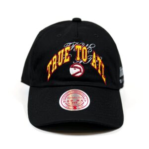 Mitchell & Ness Lil Baby x BR NBA Remix Strapback Atlanta Hawks Hat Black 728927