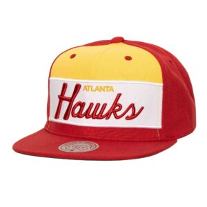 Mitchell & Ness Retro Sport Snapback HWC Atlanta Hawks Hat White 728896