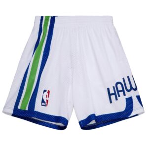 Mitchell & Ness Swingman Atlanta Hawks 1970-71 White Shorts White/Green 728282