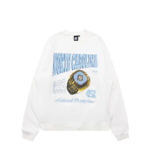 NCAA University Of North Carolina 1993 Ring Champs NCAA Crewneck Jumper T-Shirt 718333