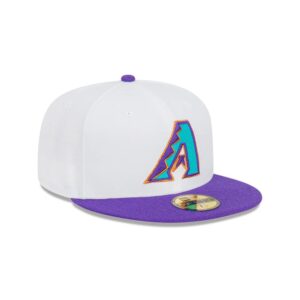 New Era Arizona Diamondbacks Cooperstown 59FIFTY MLB Fitted Hat White 723735