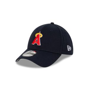 New Era Los Angeles Angels Cooperstown 39THIRTY MLB Fitted Hat Violet 722218