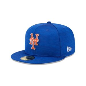 New Era New York Mets Clubhouse 59FIFTY MLB Fitted Hat Orange-blue 722020