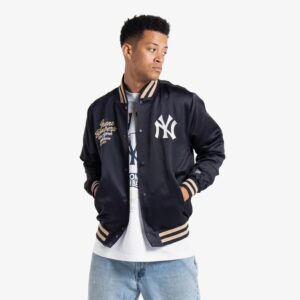 New Era New York Yankees MLB Lightweight Satin Jacket White 725549