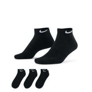 Nike Everyday Cushioned Training Low Black Socks 3 Pack Black 718487