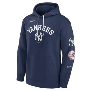 Nike New York Yankees Rewind Lefty MLB Hoodie White 724482