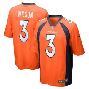 Nike Russell Wilson Denver Broncos Home NFL Game Jersey 723441