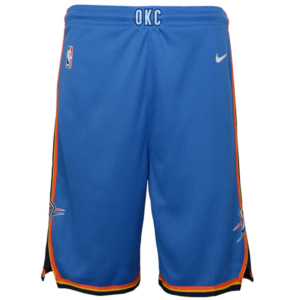 Nike Oklahoma City Thunder Icon Edition Swingman Youth NBA Shorts Blue 718924