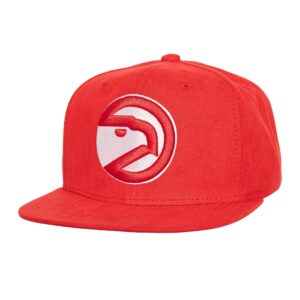 Mitchell & Ness Sweet Suede Snapback HWC Atlanta Hawks Hat Black 728888