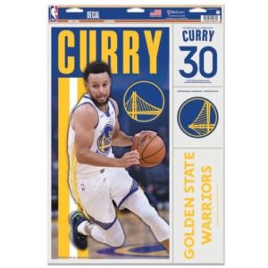 Wincraft Stephen Curry Golden State Warriors Decal 11″ X 17″ Stickers Grey 726535