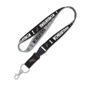 Lanyard Wincraft Victor Wembanyama San Antonio Spurs NBA Lanyard White 718636