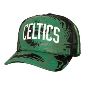 Mitchell & Ness Asian Heritage 6.0 Trucker HWC Boston Celtics Hat Black 732151