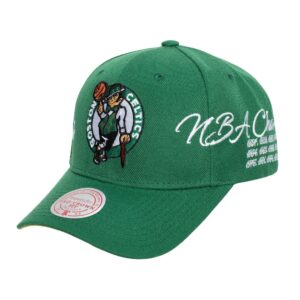 Mitchell & Ness Champ Wrap Pro Snapback Boston Celtics Hat Green 732247