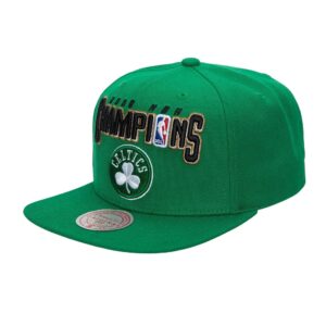 Mitchell & Ness 08 NBA Champs Snapback HWC Boston Celtics Hat Yellow 731026