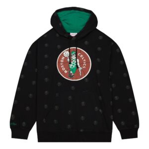 Mitchell & Ness AOP Fleece Boston Celtics Hoodie White 736953