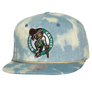 Mitchell & Ness Acid Wash Snapback Boston Celtics Hat Blue 732218