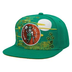 Mitchell & Ness Asian Heritage Snapback HWC Boston Celtics Hat Green 730956