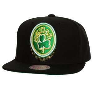 Mitchell & Ness Big Face 7.0 Snapback HWC Boston Celtics Hat Black 730858